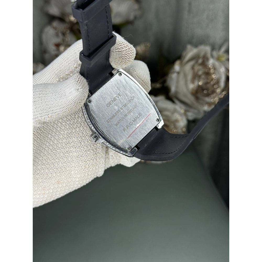 Frank Muller Yachting Silver Black Premium Watch