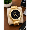 CASIO GSHOCK B2100 METAL GOLD BLACK DIAL AT308