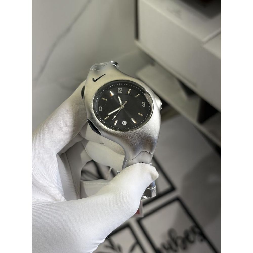 NIK KE TRIAX MATT SILVER BLACK 881