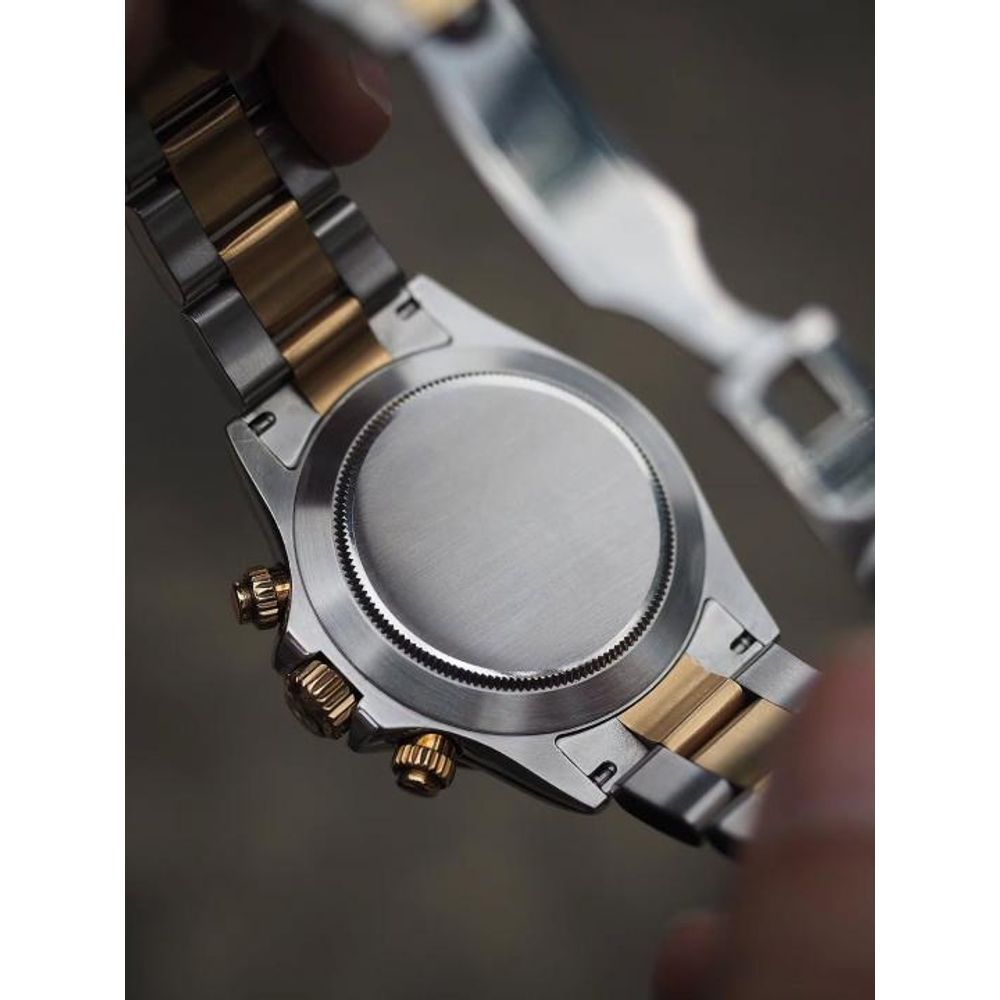 Rolee_x Oyster Perpetual Daytona Chosmograph 2Ton-Gold-Black
