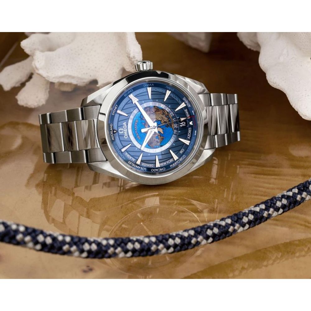 Omeg_ga Seamaster Aqua Terra GMT Worldtimer