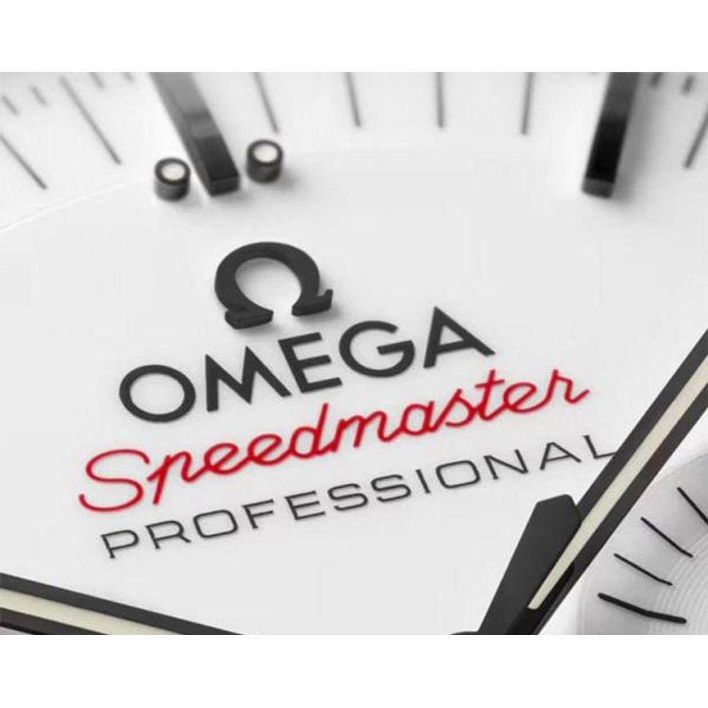 Omegha Speedmaster Moonwatch Professional silver white Chronograp