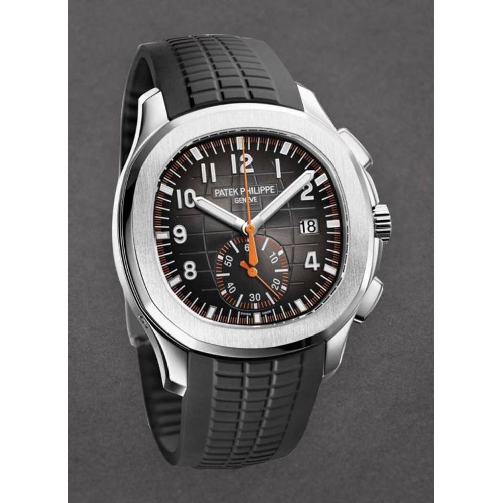 Patek Philipe Aquanaut Chronograph5968 silver Black