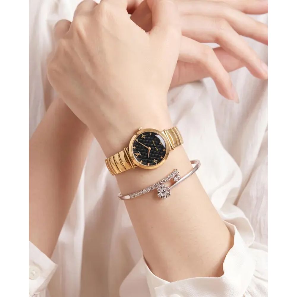 Loius Vutton Tambour Gold Black