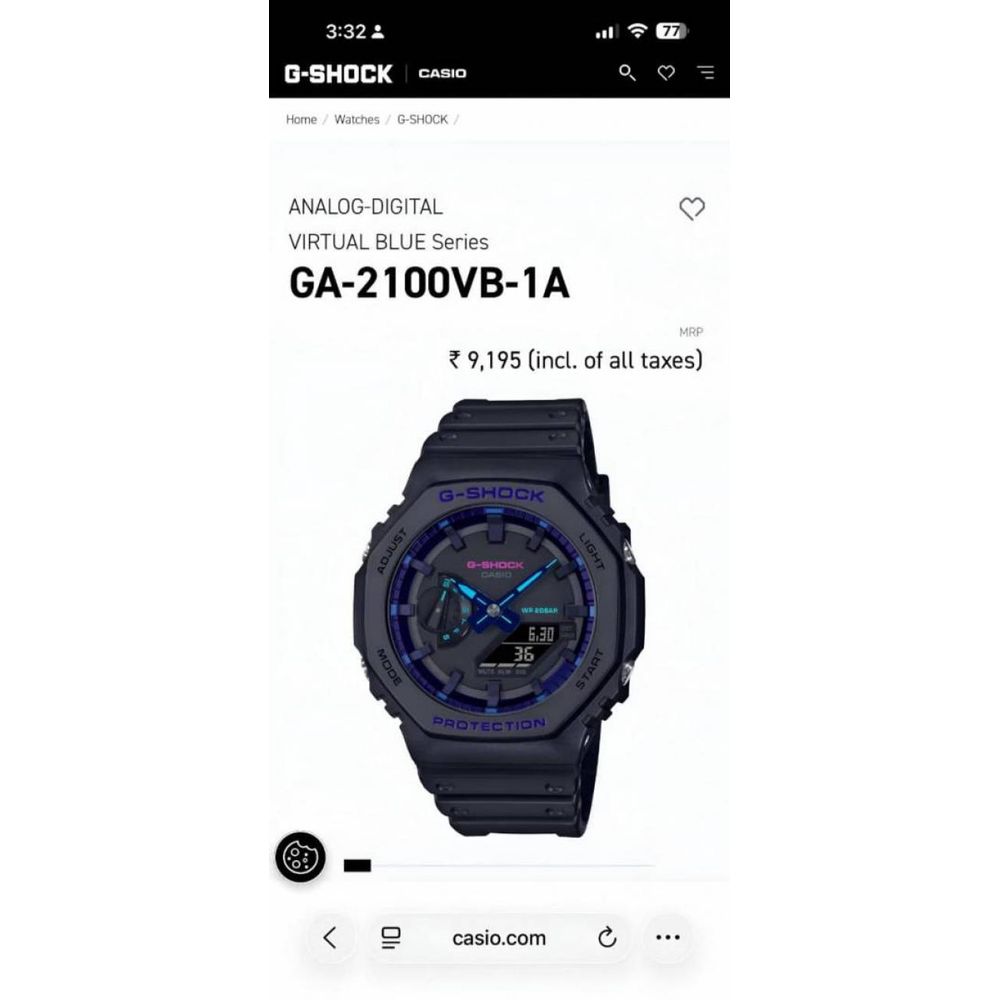 Casio g shock ga2100 Rainbow