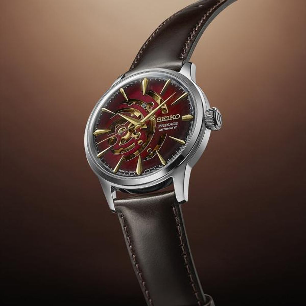 Seikko  Presage Red Brick Cocktail Time Limited Edition