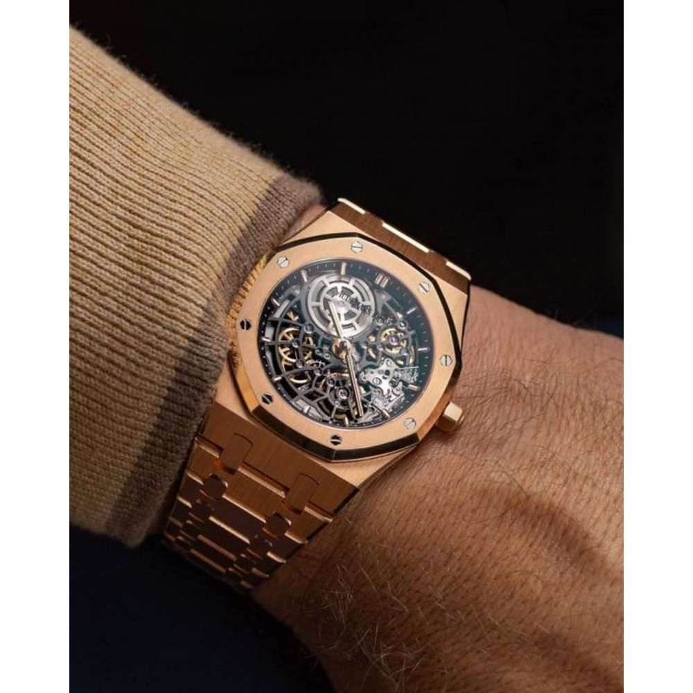 Audemar Piguet Royal Oak Jumbo Extra-Thin Openworked copper