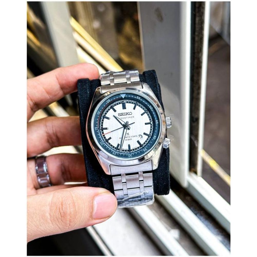 Seiko Prospex Speedtimer Con Temporizador  Silver-Grey