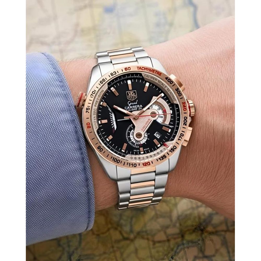 Tag Huer carrera Caliber 36 Japan 2 ton black