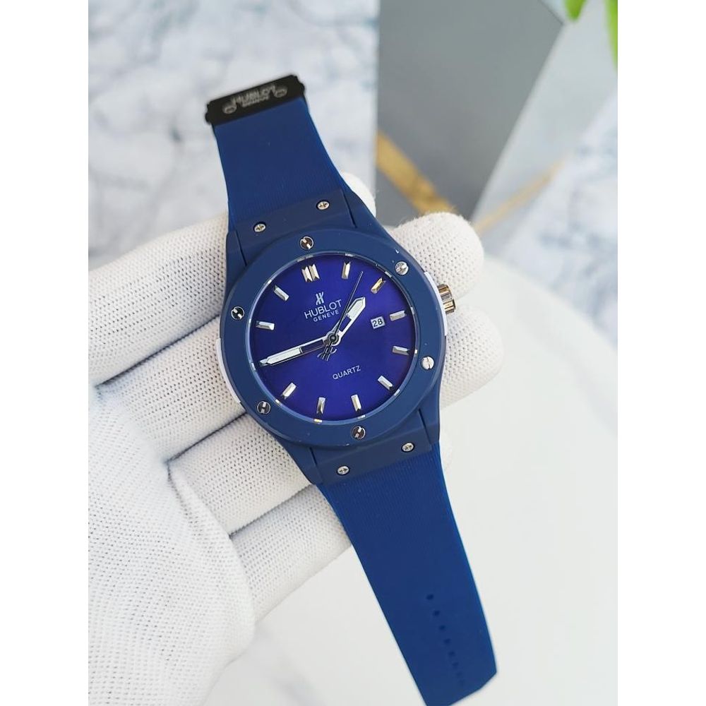 Hublot Classic Fusion Silicon Belt Full Blue 156