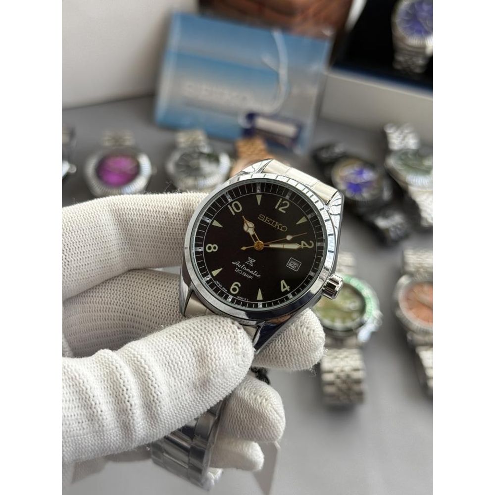 Seik o Alpinist Black Automatic Premium W431
