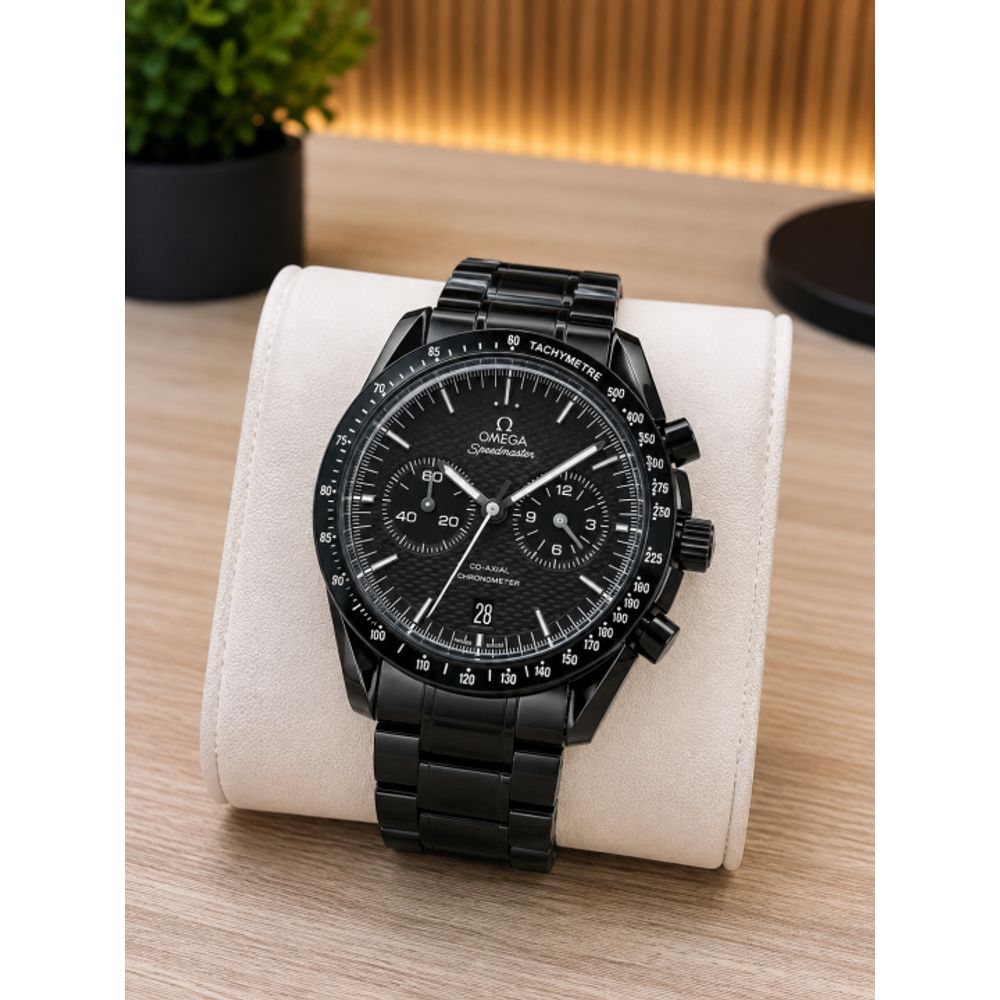 Omegha Speedmaster Chronometer Full Black AT435