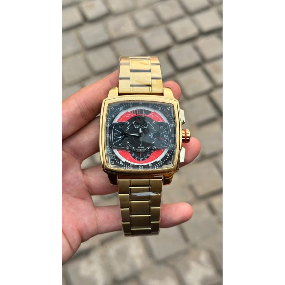 tag huer  Monaco  Mikrograph quartz movement (steel mettal)