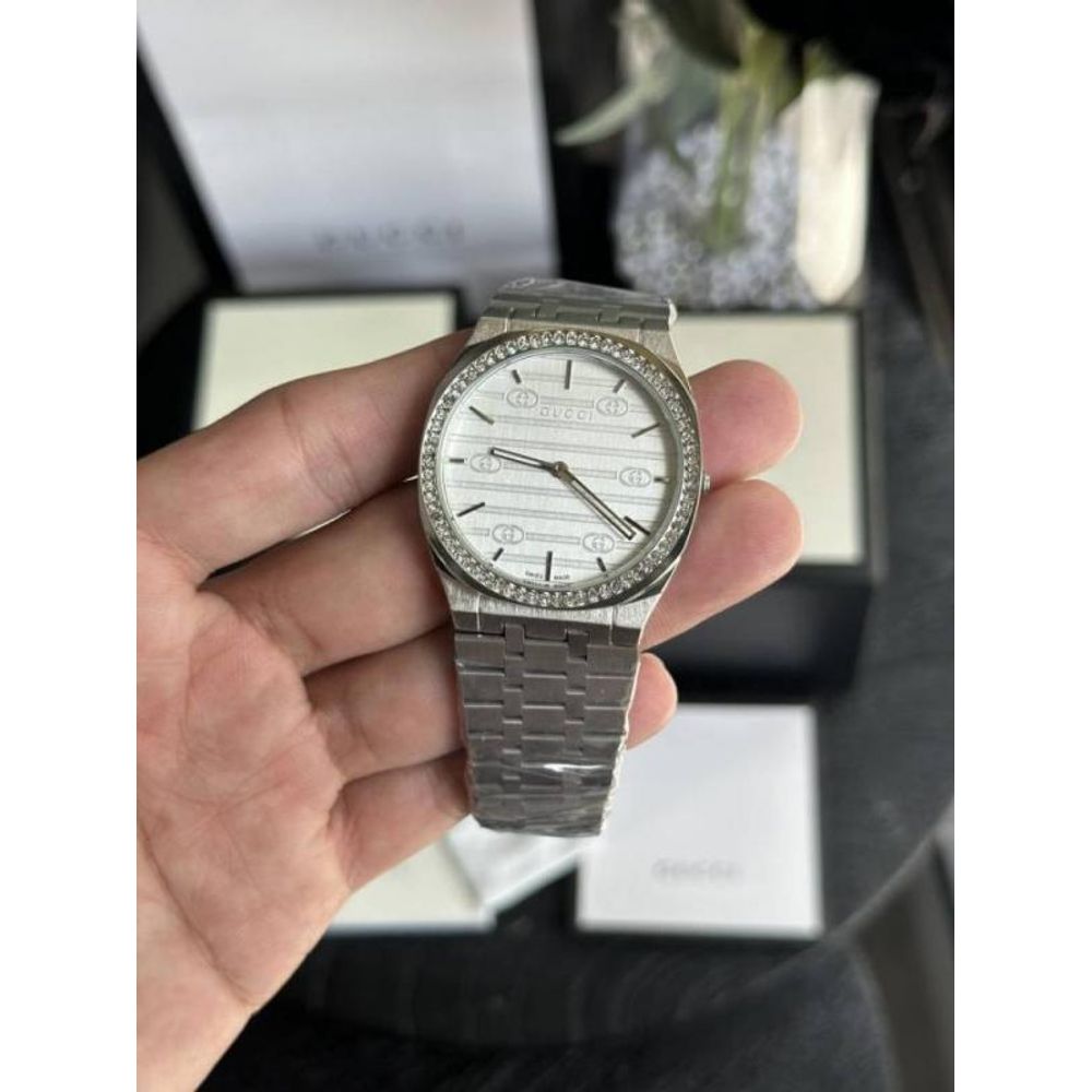Gucc 25H White silver Premium