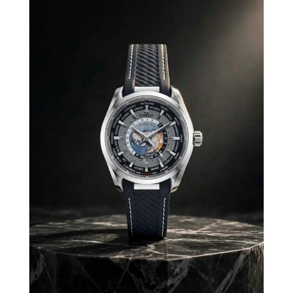 Omegha Seamaster Aqua Terra 150M Quartz World Map