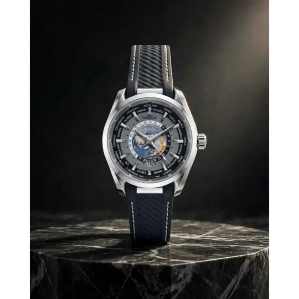 Omegha Seamaster Aqua Terra 150M Quartz World Map