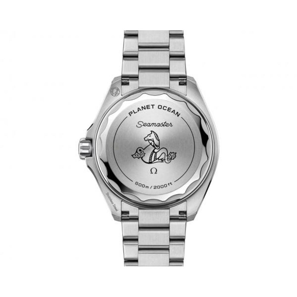 Omegg_a Seamaster Planet Ocean 600M Co-Axial Master Chronometer metal Silver orange black