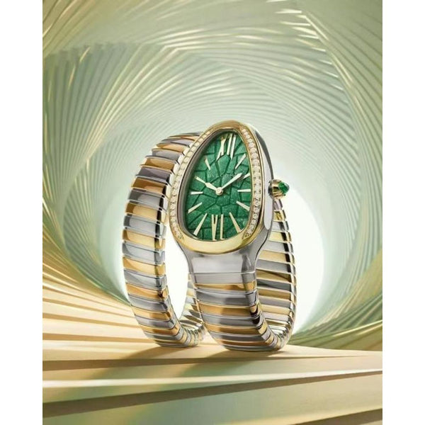 Bvlgari Serpenti Tubogas Tadao Ando Limited Edition Two Tone Green (122)
