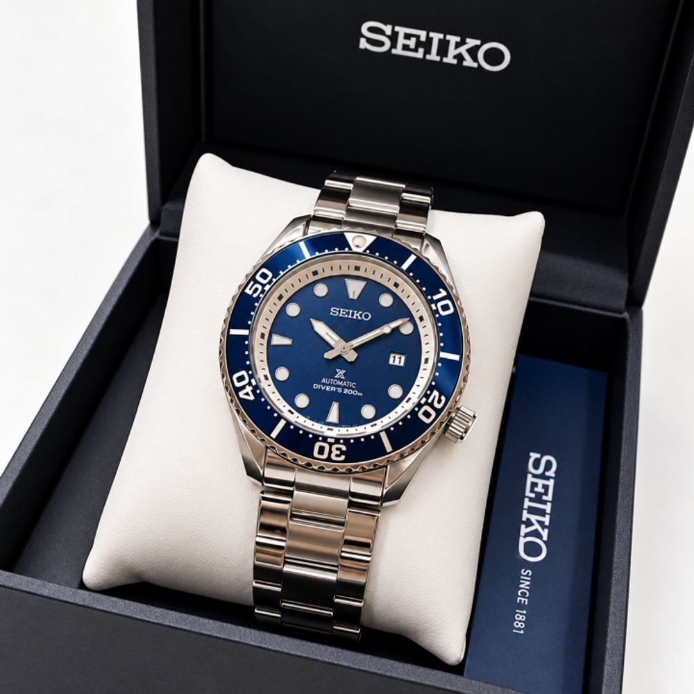 Seiko Prospex Asia Pacific Silver Blue AT498