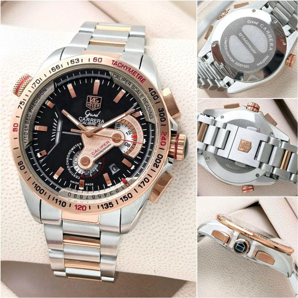 Tag Huer carrera Caliber 36 Japan 2 ton black