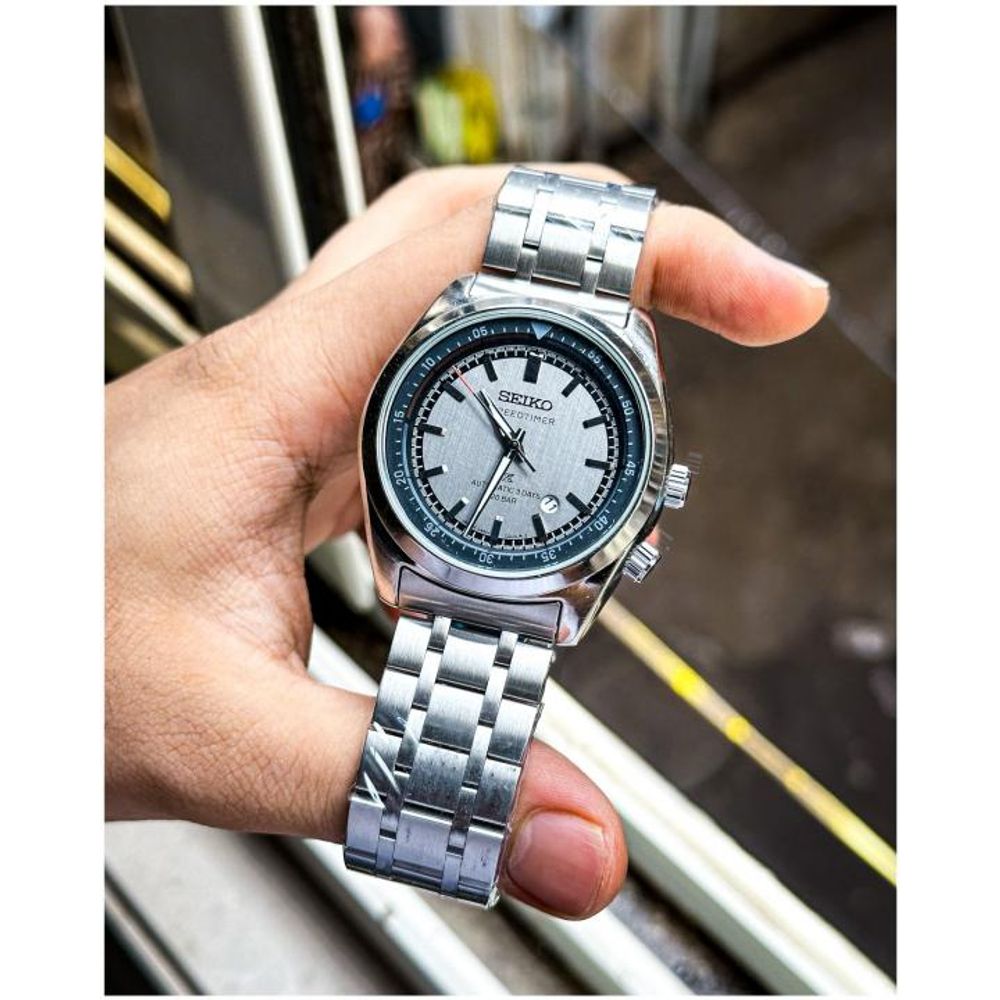 Seiko Prospex Speedtimer Con Temporizador  Silver-Grey