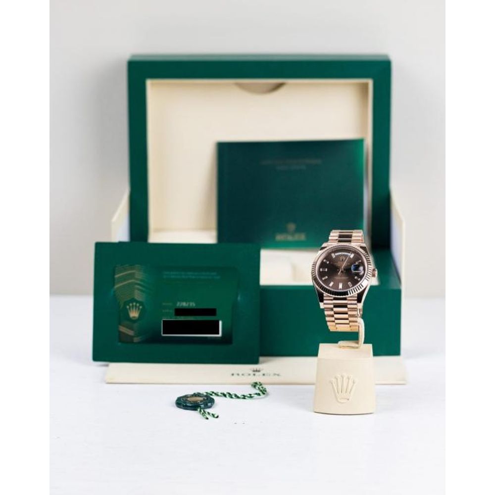 Rolee_x Oyster Perpetual Day Date 40 Battery Copper-Brown