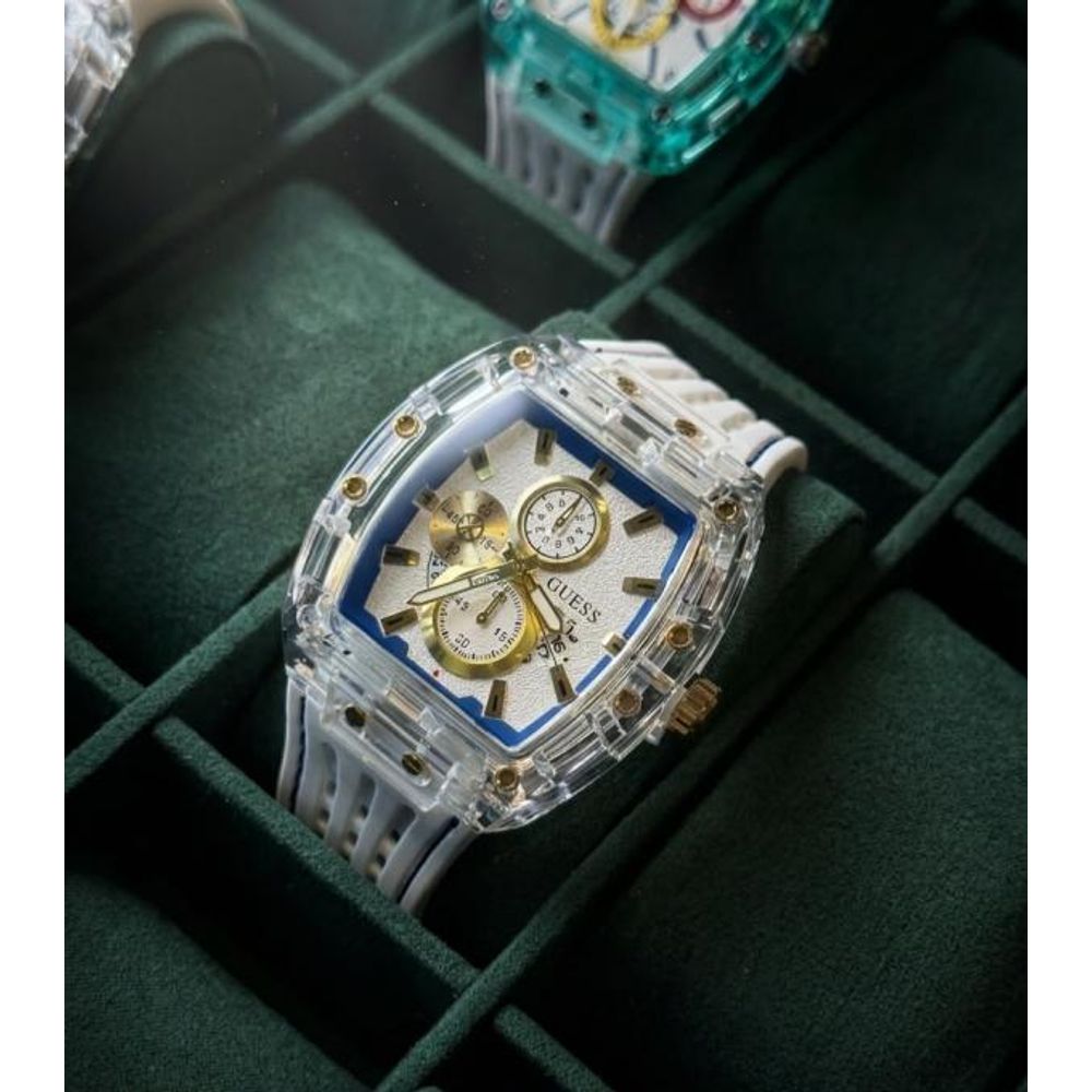 Guess Phoenix gw0499g6 White-Blue-Gold 551