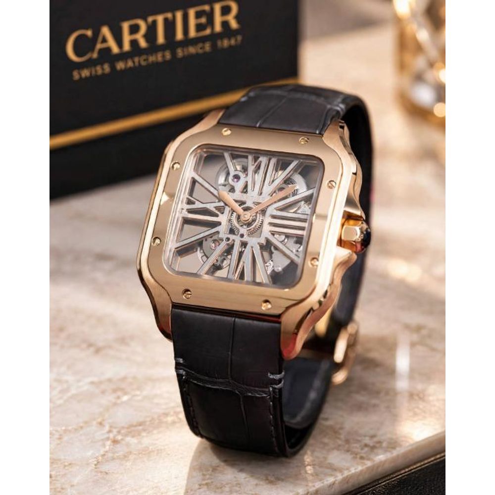 Cartiie_r Santos Skeleton Battery black copper