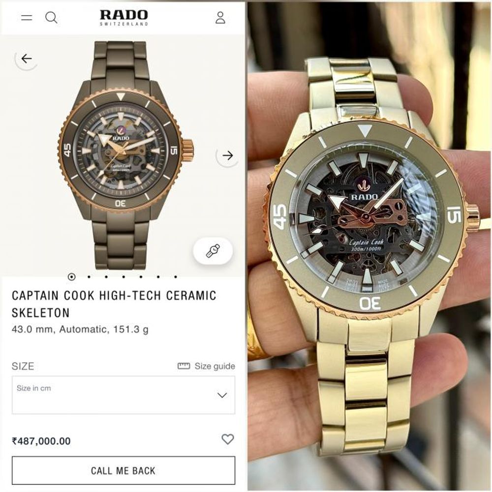Raado Captain Cook HighTech Automatic cream