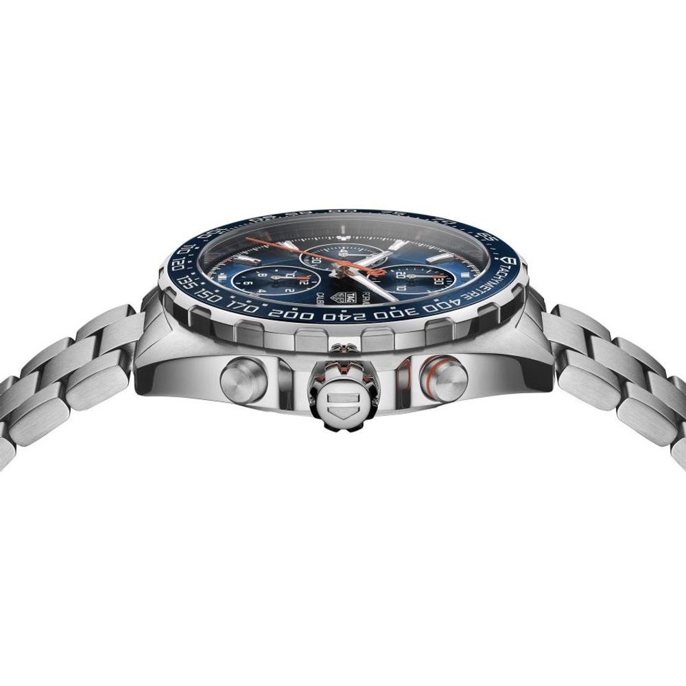 TAG Heuuer Formula 1 Bettry Chronograph silver blue