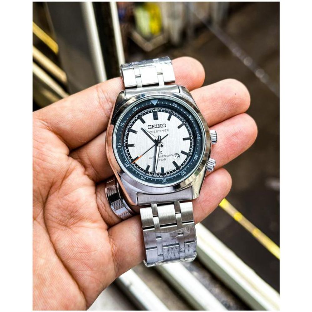 Seiko Prospex Speedtimer Con Temporizador  Silver-Grey
