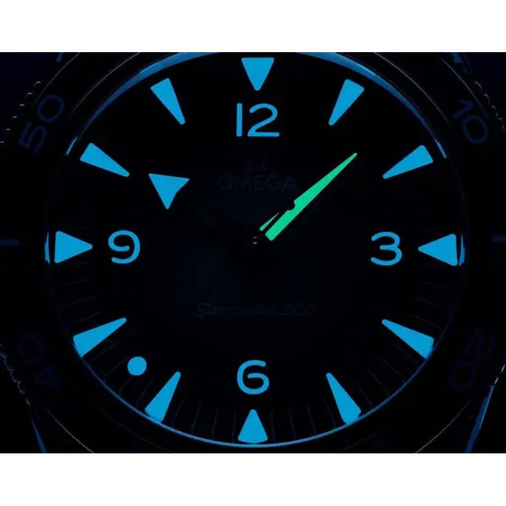 Omeg_ga Seamaster 300 Co-Axial Master Chronometer silver sky blue