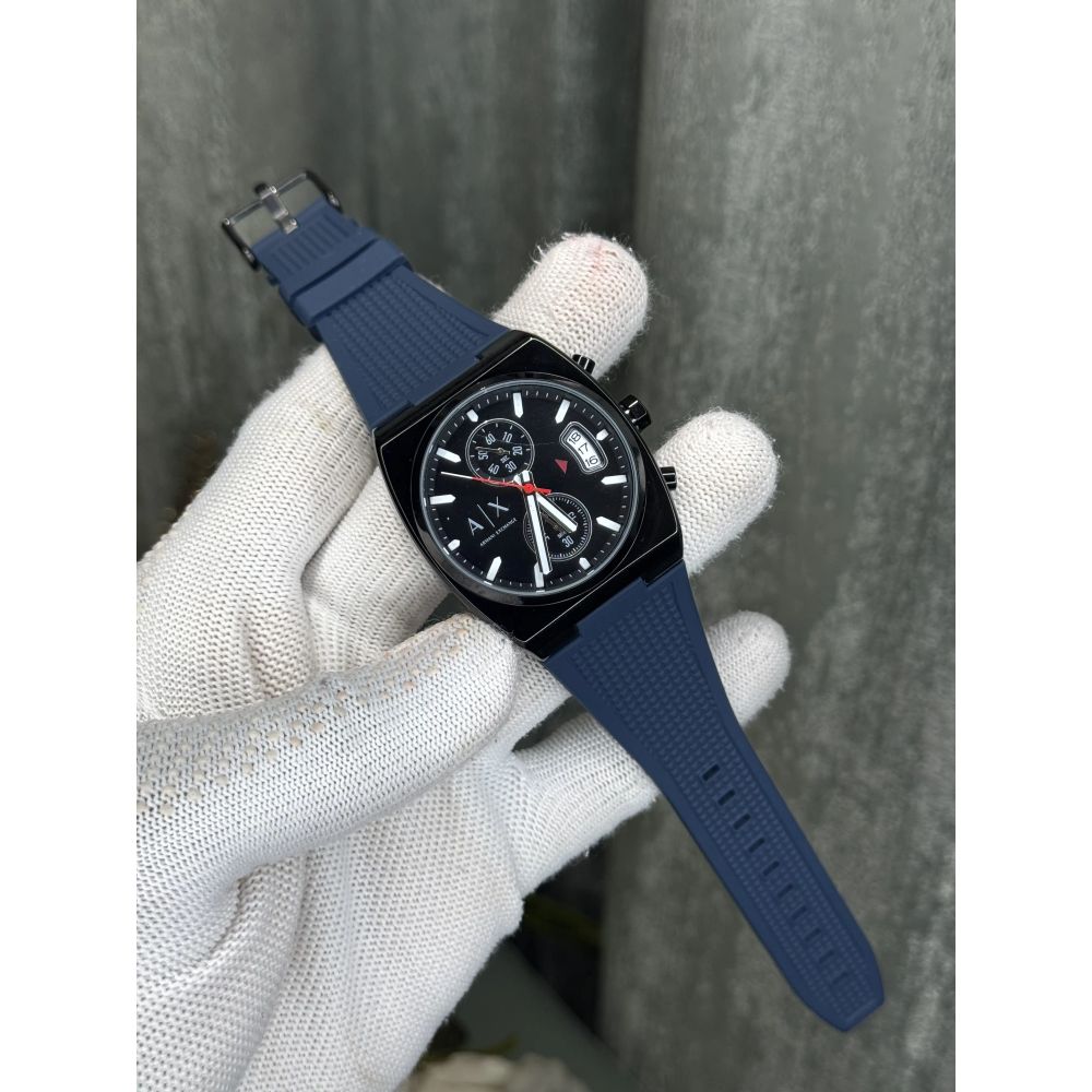 Arman i Exchange Oliver Black Blue Premium Chronograph Watch