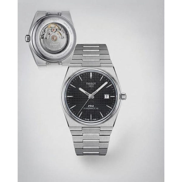 Tissoo_t 1853 Prx Automatic Top Quality Silver-Black