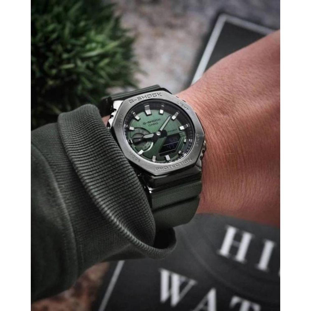 Casio g shock gm2100 full green