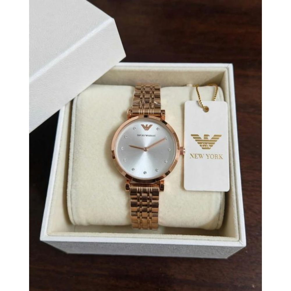 Emporio Armaann_i Classic copper white dimond