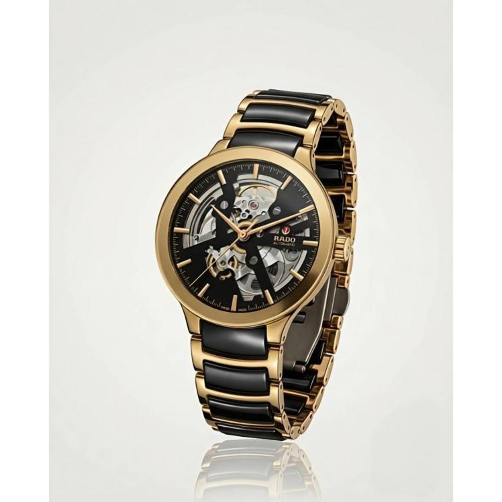 Radd_o Centrix Automatic Open Heart black gold and gold bazzle