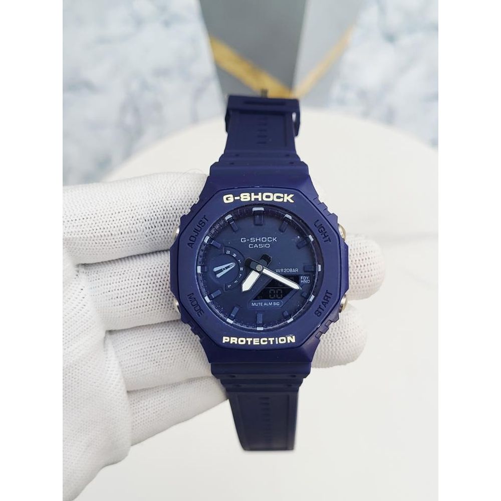 SALEAT CASIO G-SHOCK 2100 Full Blue AT198B