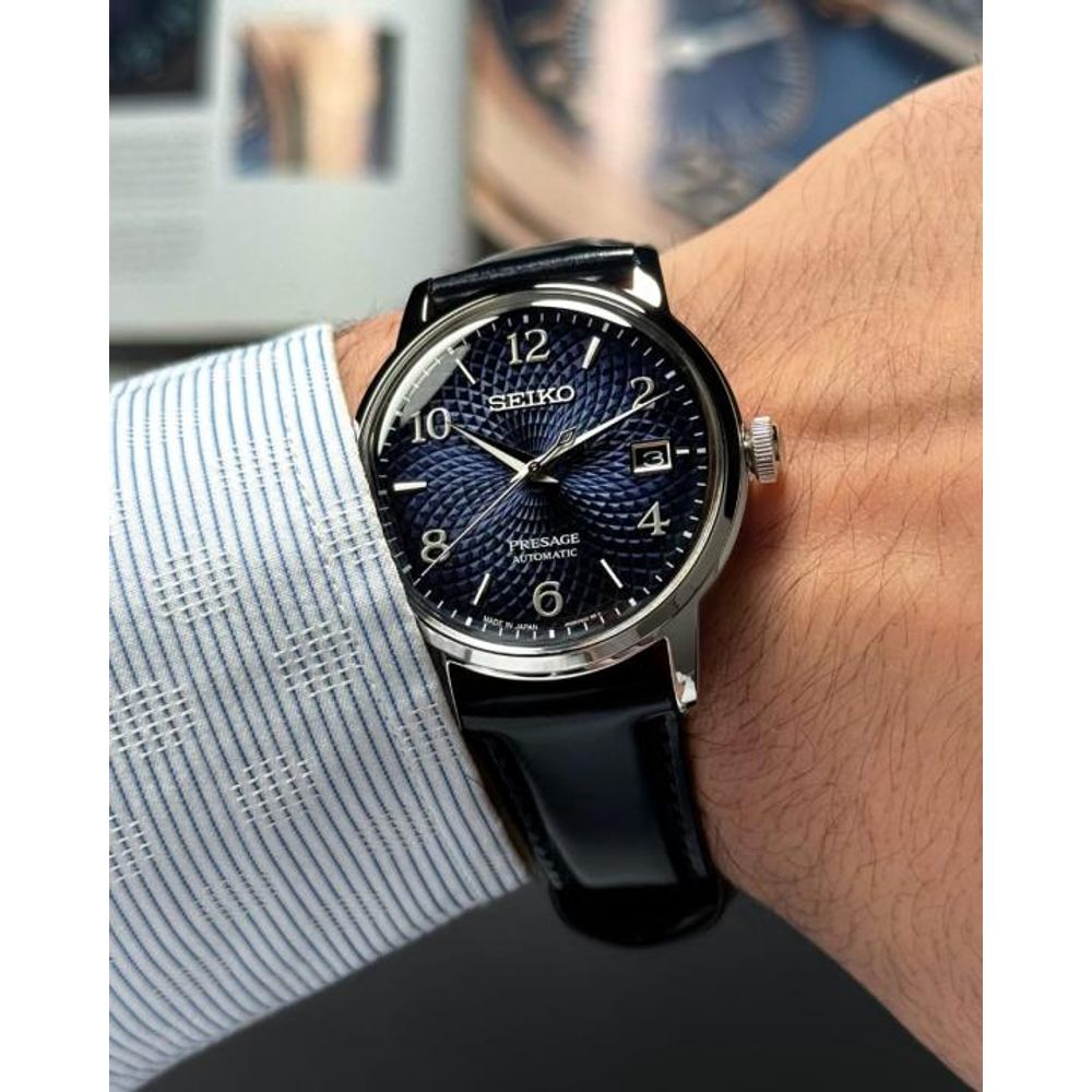 Seiko Presage Cocktail Time Mojito black blue