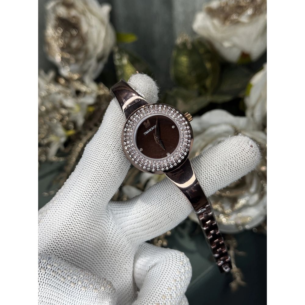 Swarovsk i Copper Brown Premium Ladies Watch
