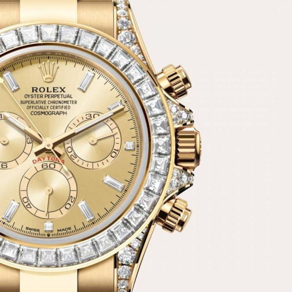 Rolee_x Oyster Perpetual Daytona Chosmograph Gold Gold