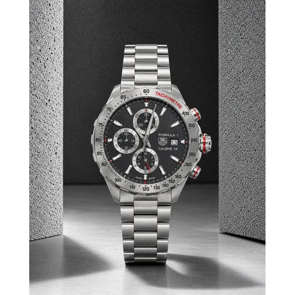 Tag Huer Formula 1 Bettry Chronograph silver Black
