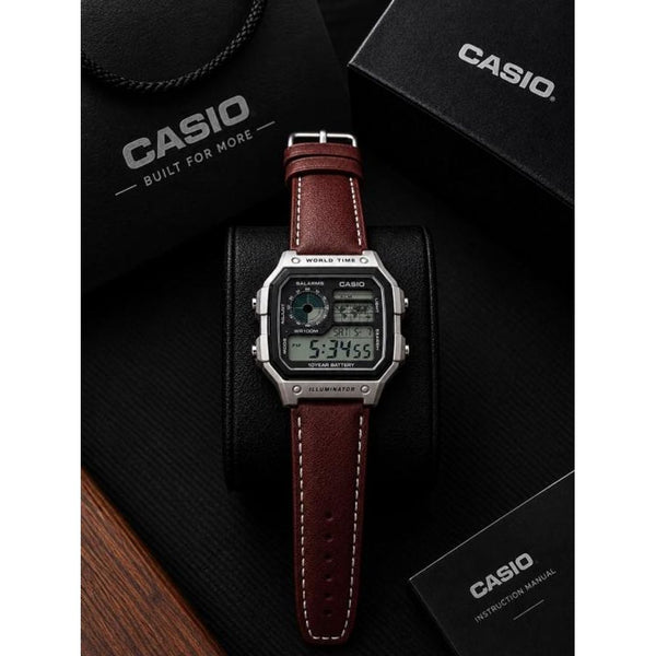Casio AE1200 world time illuminator Mettal Body