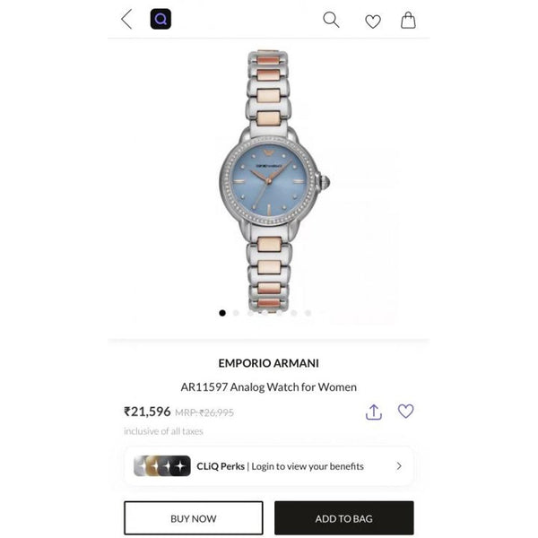 Emporio Arrwa%ni AR11597