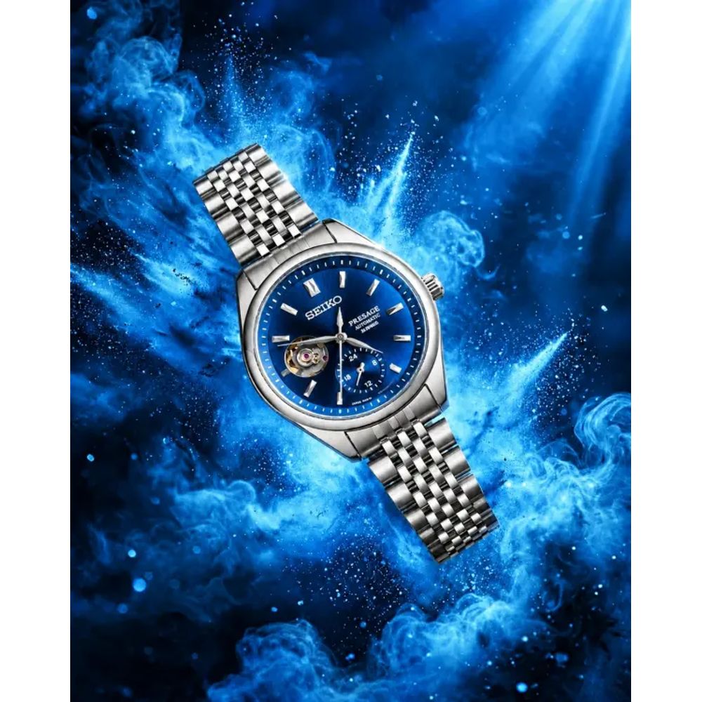 Seiko Presage Classic Series SPB527J1 ledies silver blue