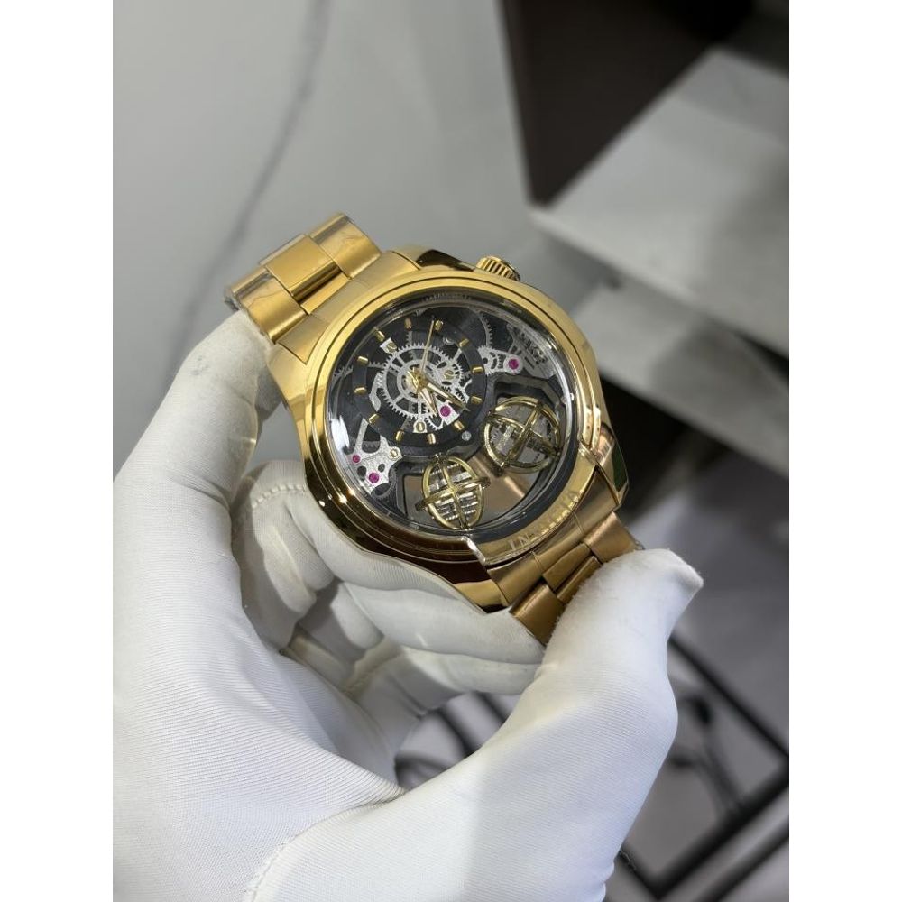 INVICTA TWIN AXIS SPECIALITY QUARTZ STORE GOLD BLACK 1109