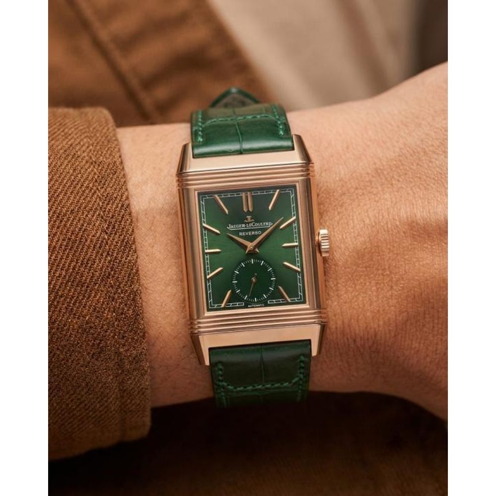 Jaegar-Le Coultre Reverso Tribute Duoface Small Seconds green