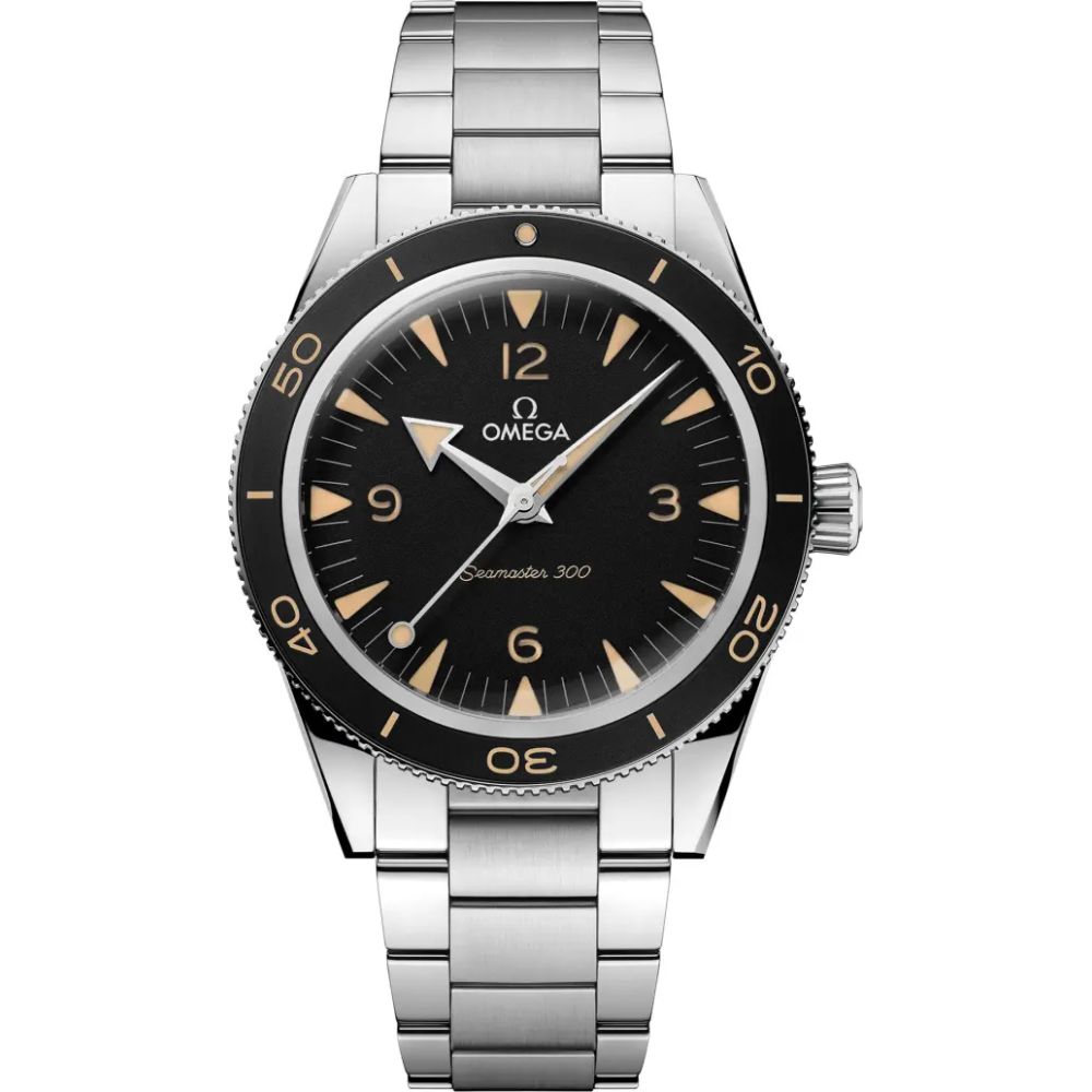 Omeg_ga Seamaster 300 Co-Axial Master Chronometer silver Black