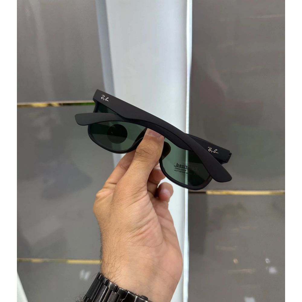 RayBan Black Green Matt Premium Shades 650