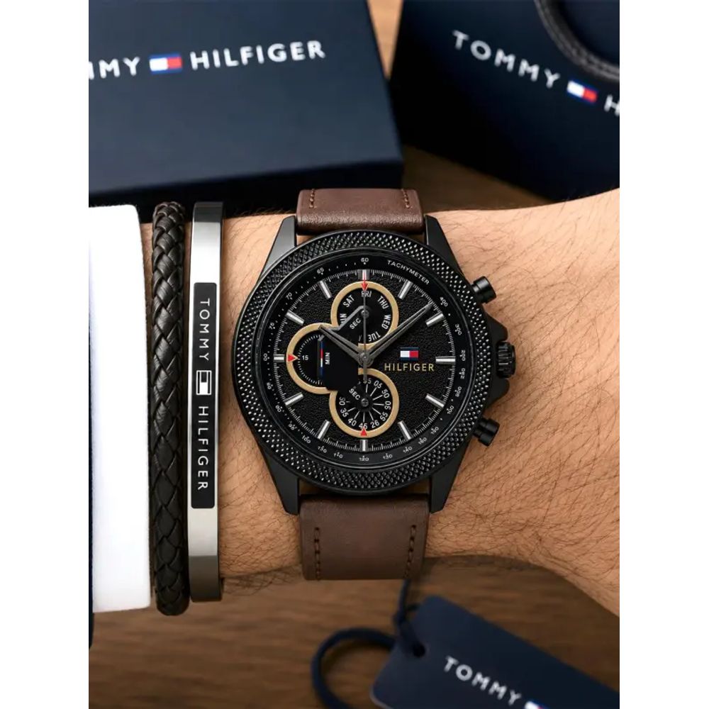 Tommy Hilfigar Clark Leather Brown